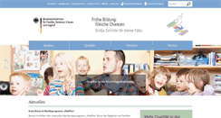 Desktop Screenshot of fruehe-chancen.de